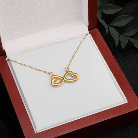 Collier cœur infinité