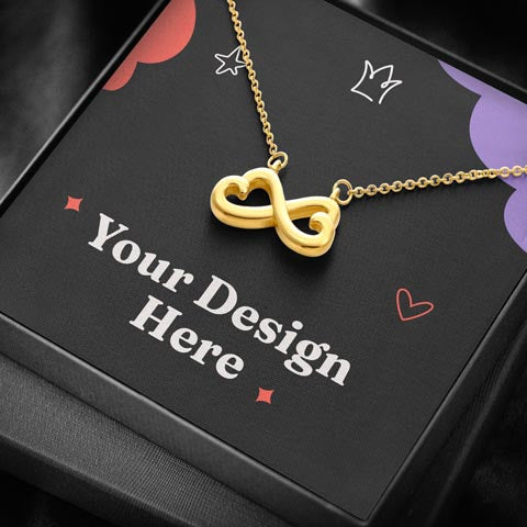 Collier cœur infinité