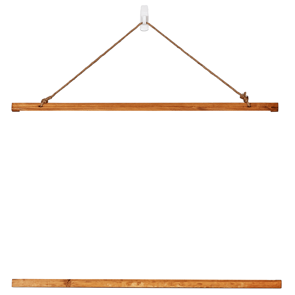 Tapisserie murale encadrée en bois (Paysage)