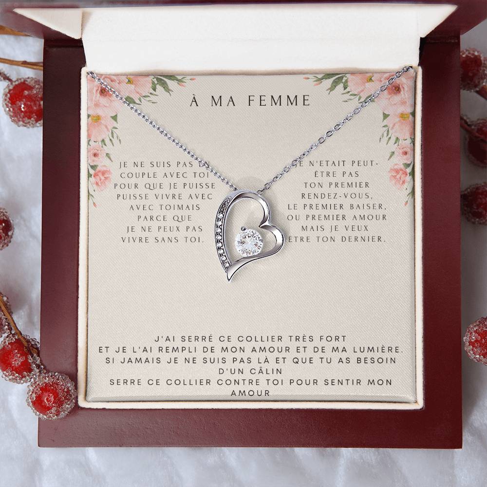 Pendentif coeur de diamant