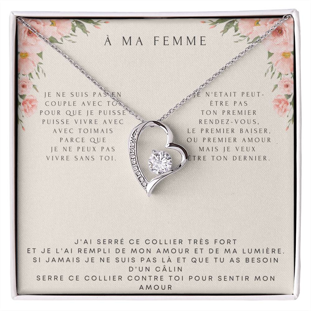 Pendentif coeur de diamant