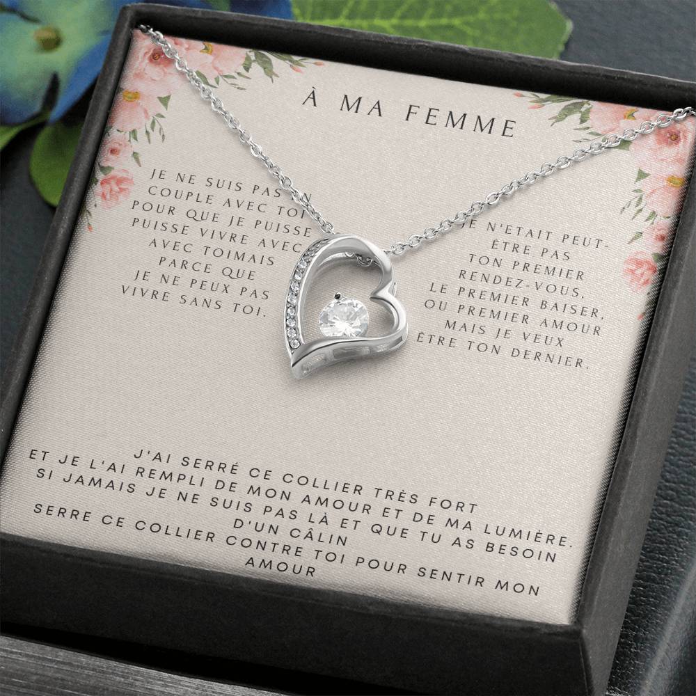 Pendentif coeur de diamant