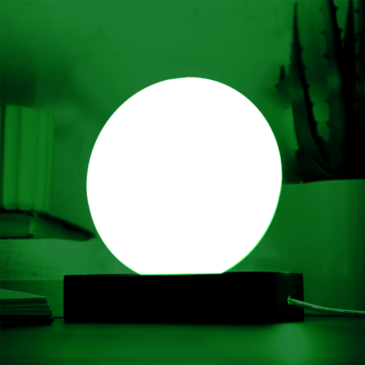 Plaque circulaire en acrylique gravée