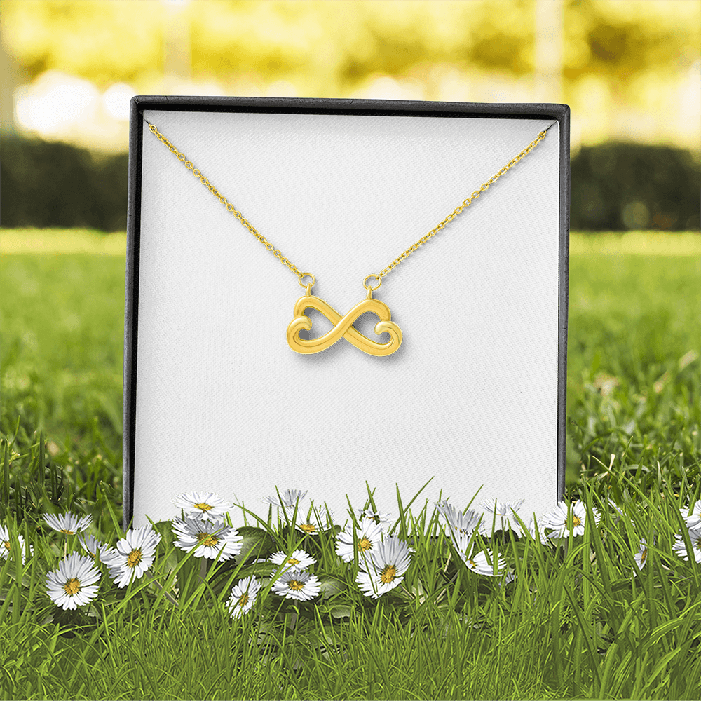 Collier cœur infinité