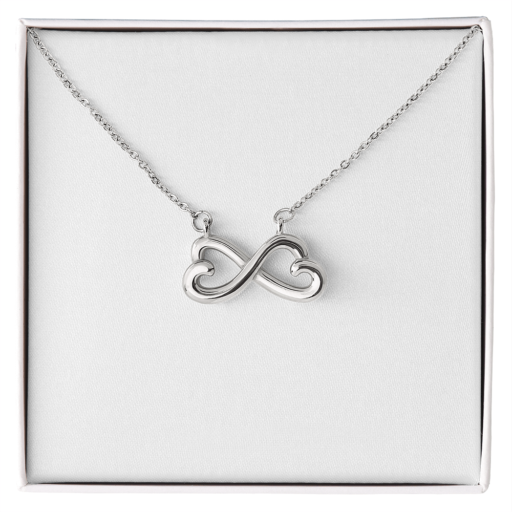 Collier cœur infinité