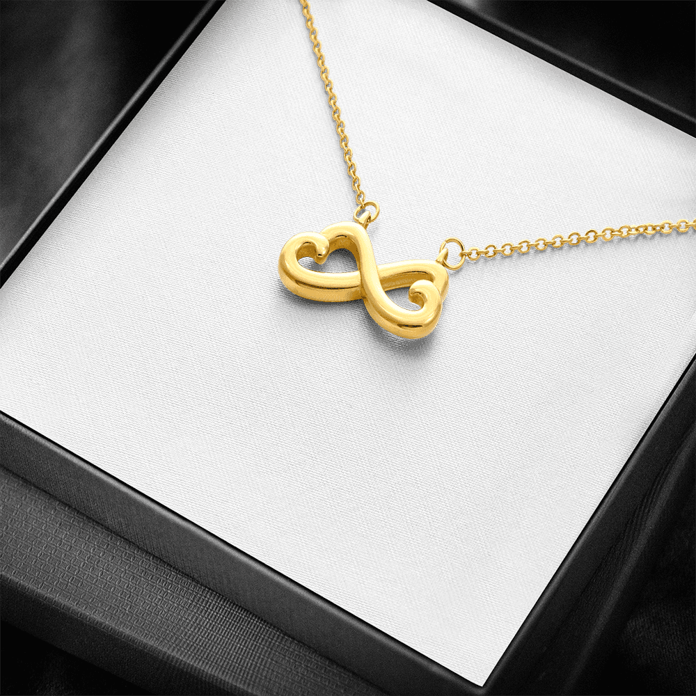 Collier cœur infinité