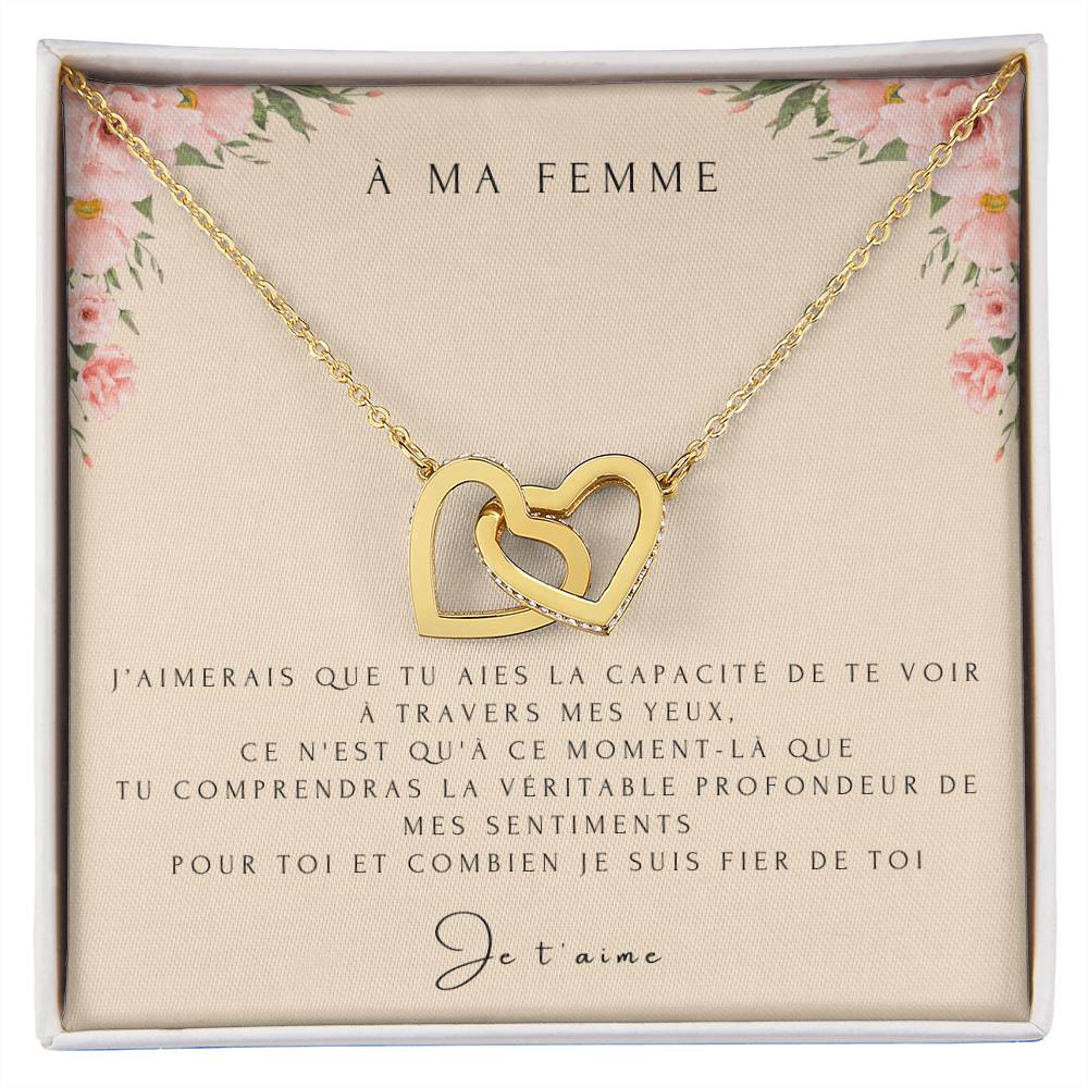 Cadeau femme - "Two Hearts"