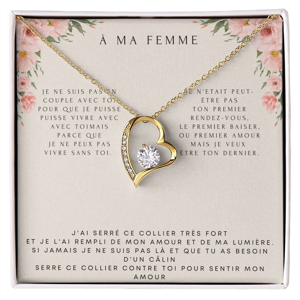 Pendentif coeur de diamant