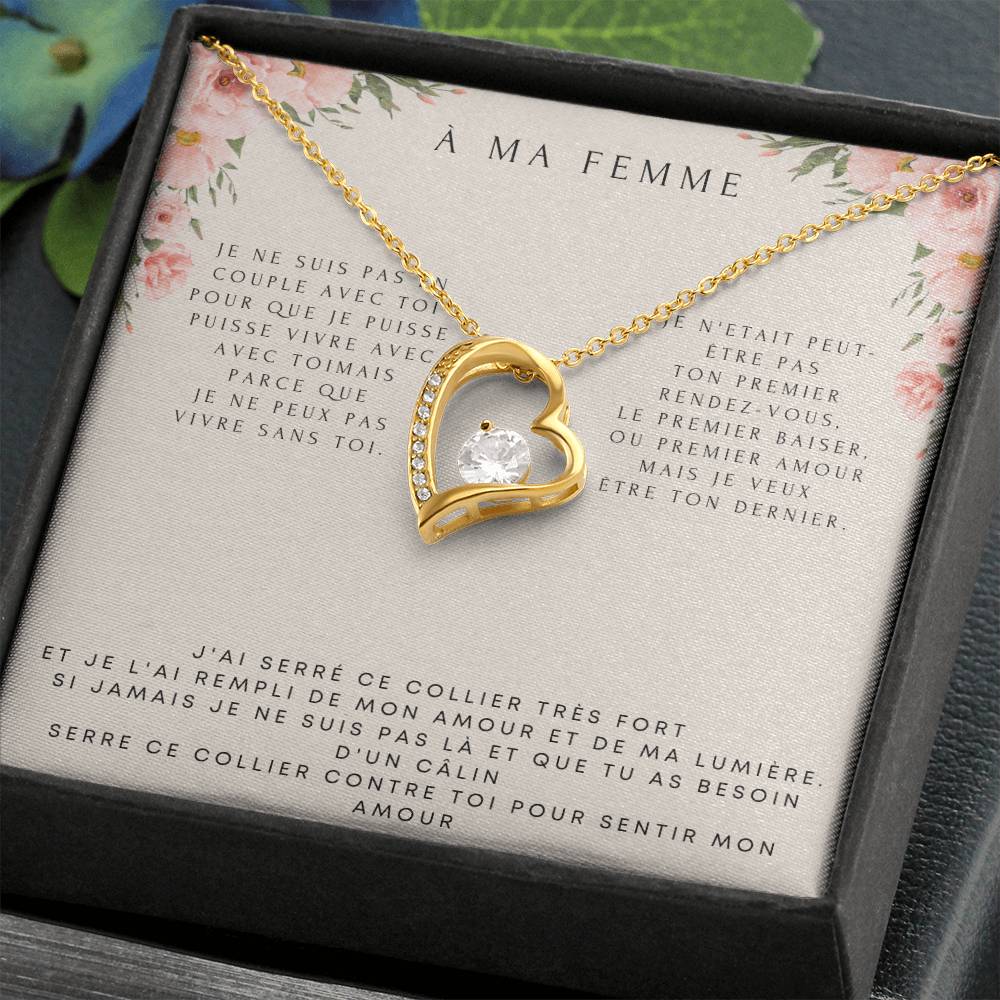 Pendentif coeur de diamant