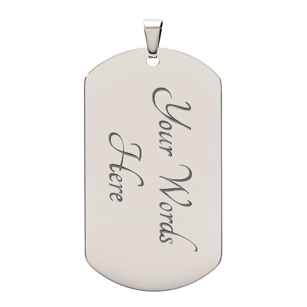 Dog Tag personnalisable